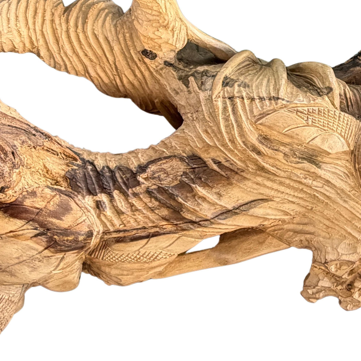 Hand Carved Lobster and Sea Turtle Wood Sculpture, Nautical Ocean Decor, Marine life Art