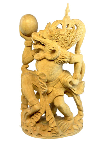 Balinese Hanuman Monkey God Sculpture Ramayana Bali Art hand Carved Wood Statue