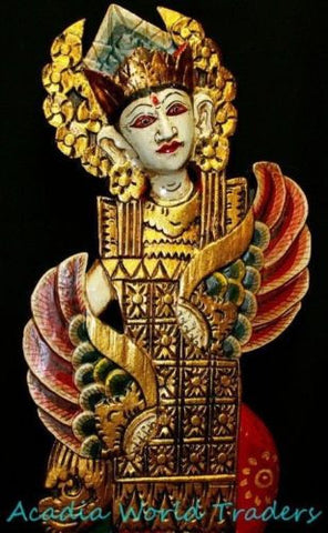 Balinese Peacock Dancer Panels Wall art - Acadia World Traders