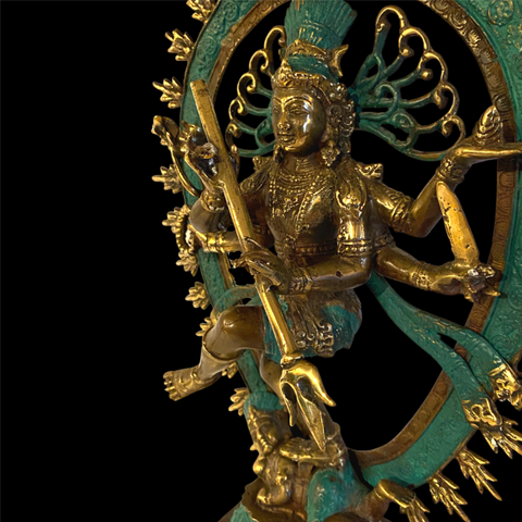 Bronze Shiva Nataraja Sculpture Lord Of the Cosmic Dance Bali Hindu art Lost Wax Cast