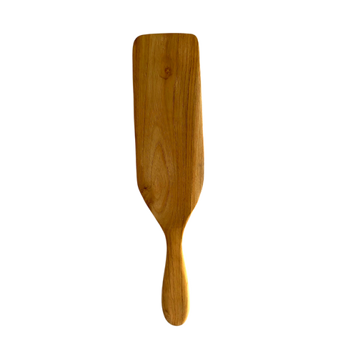 Teak Wood Spurtle Wooden Spoon Spatula Set of 2 Handcrafted Kitchen tool Utensil