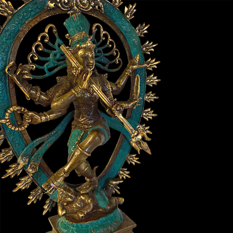 Bronze Shiva Nataraja Sculpture Lord Of the Cosmic Dance Bali Hindu art Lost Wax Cast