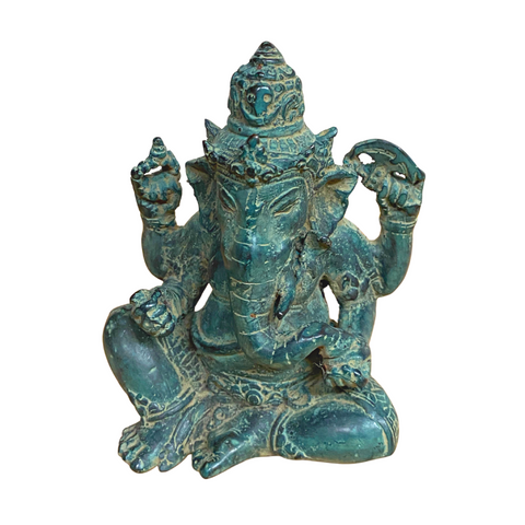 Ganesha Murti Bronze Statue Remover Obstacles lost wax cast Sculpture