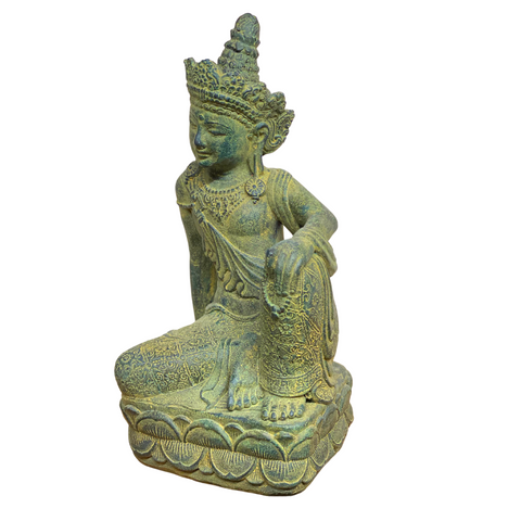 Seated Water & Moon Kwan Yin Goddess , also called Guanyin Garden Statue