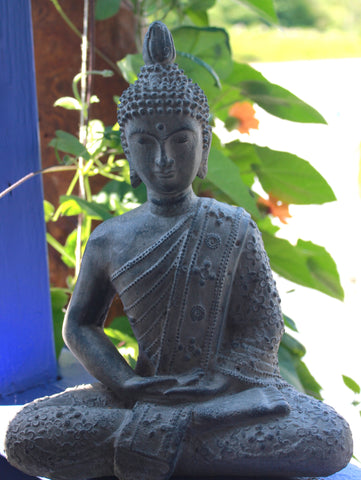 Enlightened Buddha Meditating Garden Statue - Acadia World Traders