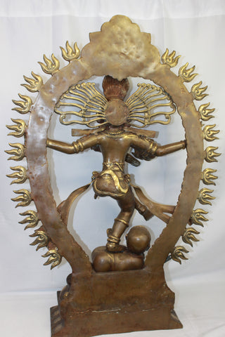 Shiva Nataraja Statue Lord of Dance Balinese Hindu art cast Bronze - Acadia World Traders