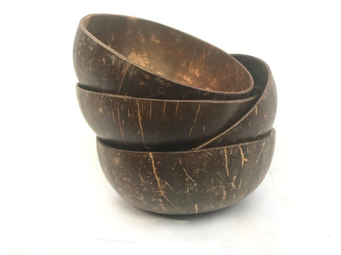 Coconut shell bowl organic recycled eco friendly tableware