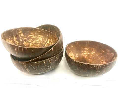 Coconut shell bowl organic recycled eco friendly tableware - Acadia World Traders