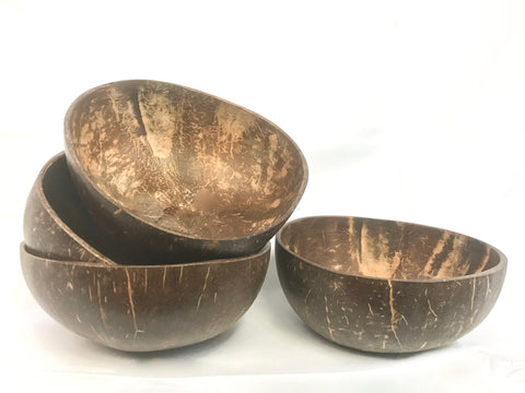Coconut shell bowl organic recycled eco friendly tableware - Acadia World Traders