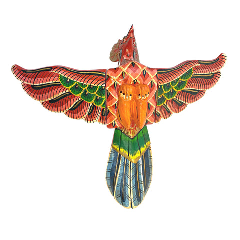 Balinese Flying GARUDA Mobile Eagle Spiritchaser Demon Chaser Mount of Vishnu Hand Carved Wood Bali Folk Art