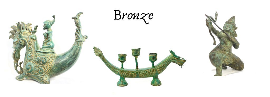 lost cast bronze statutes & artifacts